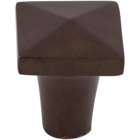 Top Knobs Square 7/8 Inch Square Cabinet Knob from the Aspen Collection Mahogany Bronze