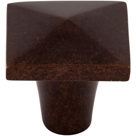 Top Knobs Square 1-1/4 Inch Square Cabinet Knob from the Aspen Collection Mahogany Bronze