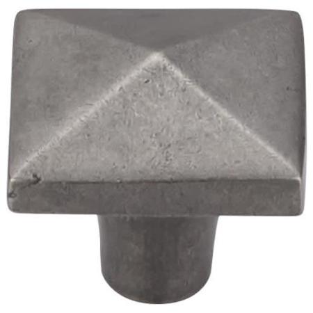 Top Knobs Square 1-1/2 Inch Square Cabinet Knob from the Aspen Collection Silicon Bronze Light