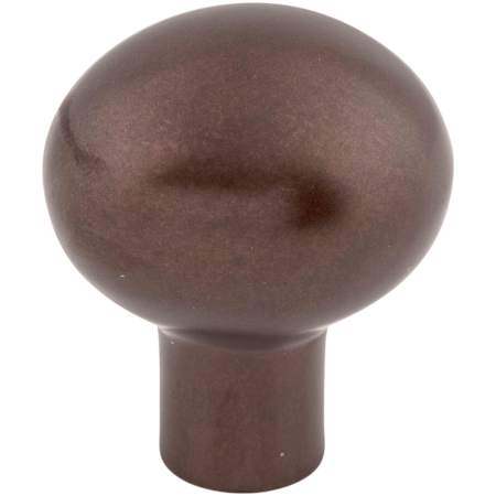 Top Knobs Small 1-3/16 Inch Oval Cabinet Knob from the Aspen Collection Mahogany Bronze