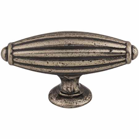 Top Knobs T-Handle 2-7/8 Inch Bar Cabinet Knob from the Tuscany Collection Pewter Antique