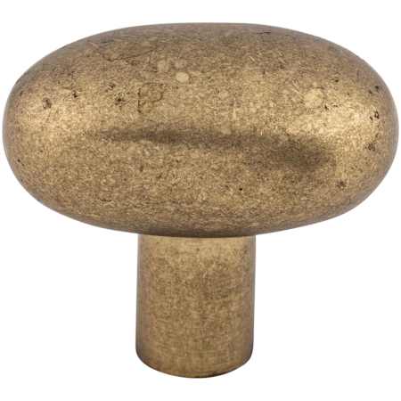 Top Knobs Small 1-9/16 Inch Oval Cabinet Knob from the Aspen Collection Light Bronze