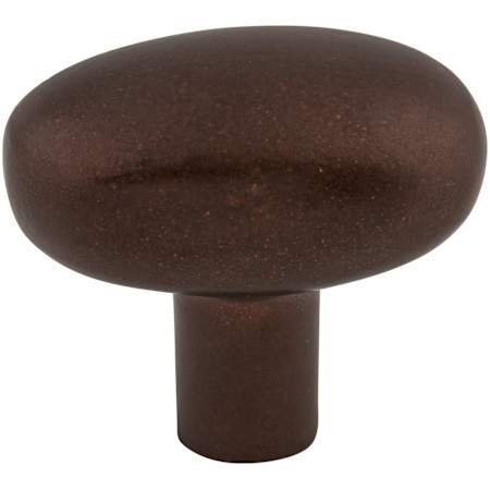 Top Knobs Small 1-9/16 Inch Oval Cabinet Knob from the Aspen Collection Mahogany Bronze