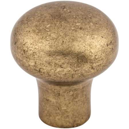 Top Knobs Rounded 7/8 Inch Mushroom Cabinet Knob from the Aspen Collection Light Bronze