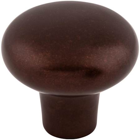 Top Knobs Rounded 1-3/8 Inch Mushroom Cabinet Knob from the Aspen Collection Mahogany Bronze