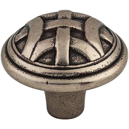 Top Knobs Celtic 1-1/4 Inch Mushroom Cabinet Knob from the Tuscany Collection Pewter Antique