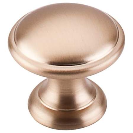 Top Knobs Rounded 1-1/4 Inch Mushroom Cabinet Knob from the Dakota Collection Brushed Bronze