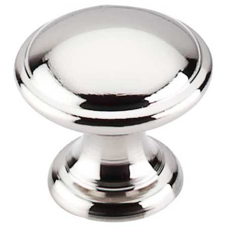 Top Knobs Rounded 1-1/4 Inch Mushroom Cabinet Knob from the Dakota Collection Polished Nickel
