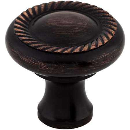 Top Knobs Swirl Cut 1-1/4 Inch Mushroom Cabinet Knob from the Somerset II Collection Tuscan Bronze