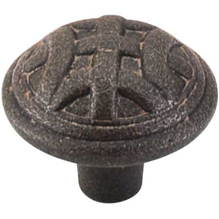 Top Knobs Celtic 1-1/4 Inch Mushroom Cabinet Knob from the Tuscany Collection Rust