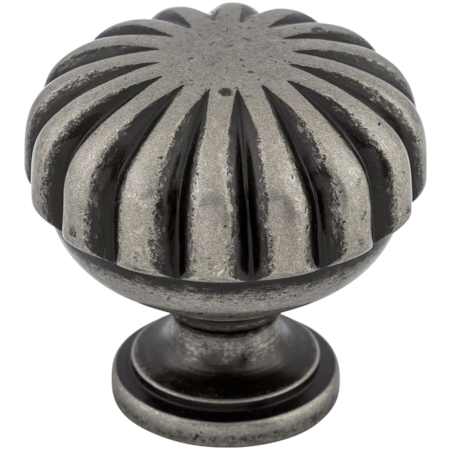 Top Knobs Melon 1-1/4 Inch Mushroom Cabinet Knob from the Somerset II Collection Pewter Antique