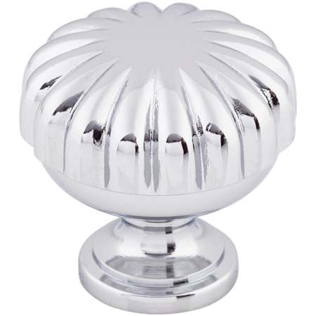 Top Knobs Melon 1-1/4 Inch Mushroom Cabinet Knob from the Somerset II Collection Polished Chrome