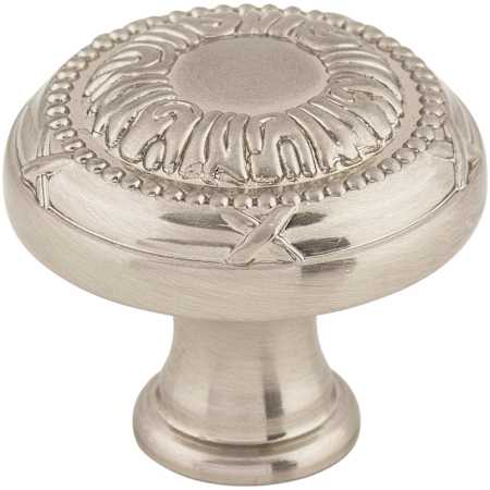 Top Knobs Ribbon 1-1/4 Inch Mushroom Cabinet Knob from the Edwardian Collection Brushed Satin Nickel