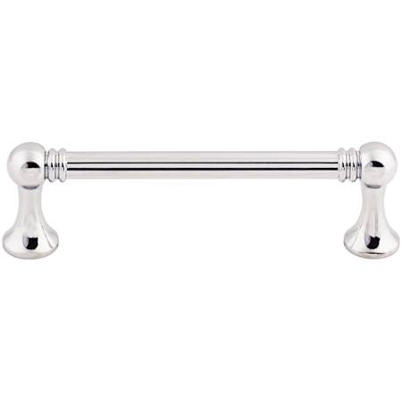 Top Knobs Grace 3-3/4 Inch Center to Center Handle Cabinet Pull from the Edwardian Collection Polished Chrome