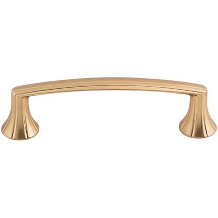 Top Knobs Rue 3-3/4 Inch Center to Center Handle Cabinet Pull from the Edwardian Collection Brushed Bronze