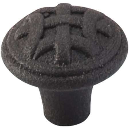 Top Knobs Celtic 1 Inch Mushroom Cabinet Knob from the Tuscany Collection Rust