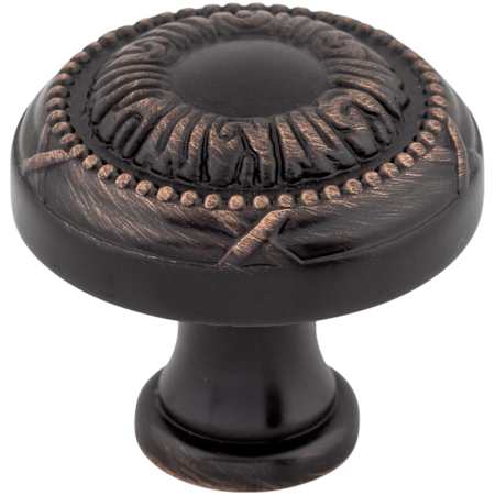 Top Knobs Ribbon 1-1/4 Inch Mushroom Cabinet Knob from the Edwardian Collection Tuscan Bronze