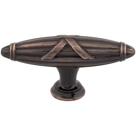 Top Knobs Ribbon 2-3/4 Inch Bar Cabinet Knob from the Edwardian Collection Tuscan Bronze