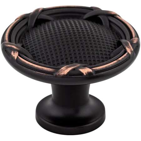 Top Knobs Ribbon 1-1/4 Inch Mushroom Cabinet Knob from the Edwardian Collection Tuscan Bronze