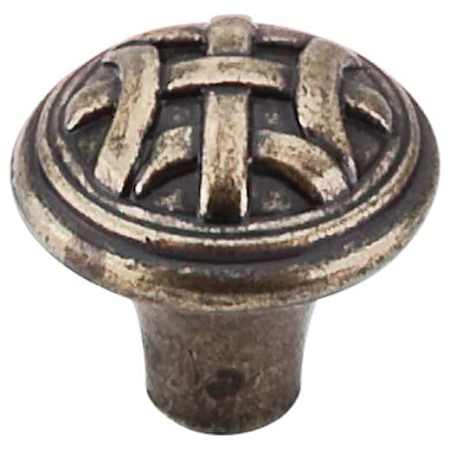 Top Knobs Celtic 1 Inch Mushroom Cabinet Knob from the Tuscany Collection German Bronze