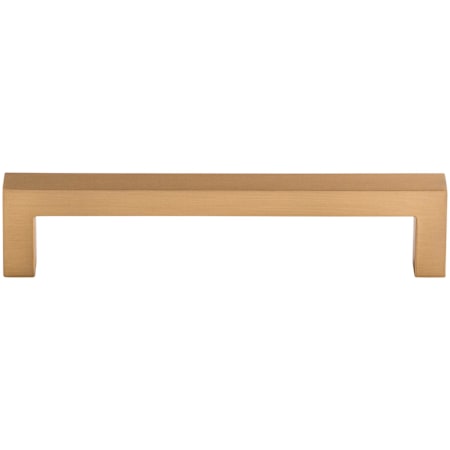 Top Knobs Square 5-1/16 Inch Center to Center Handle Cabinet Pull from the Nouveau III Collection Brushed Bronze