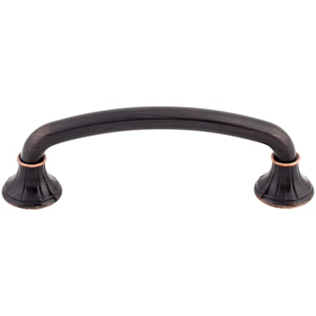 Top Knobs Lund 4 Inch Center to Center Handle Cabinet Pull from the Edwardian Collection Tuscan Bronze