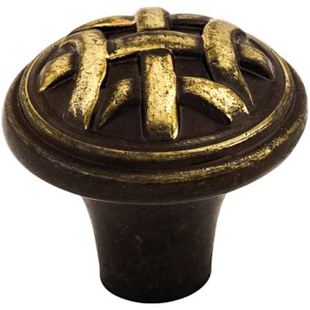 Top Knobs Celtic 1 Inch Mushroom Cabinet Knob from the Tuscany Collection Dark Antique Brass