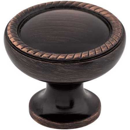 Top Knobs Emboss 1-1/4 Inch Mushroom Cabinet Knob from the Edwardian Collection Tuscan Bronze