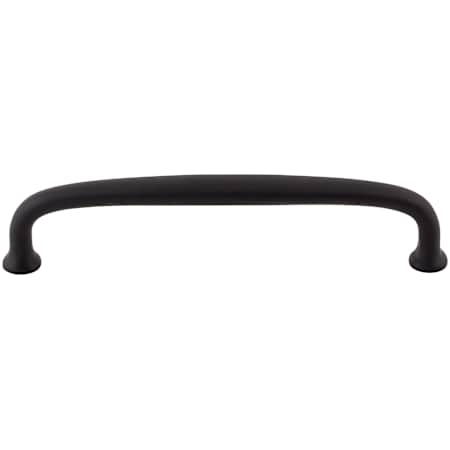 Top Knobs Charlotte 6 Inch Center to Center Handle Cabinet Pull Flat Black