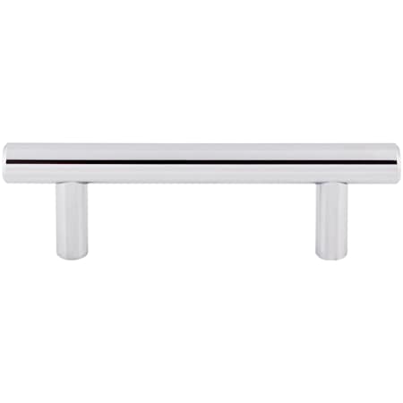 Top Knobs Hopewell 3 Inch Center to Center Bar Cabinet Pull from the Bar Pulls Collection Polished Chrome