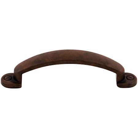 Top Knobs Arendal 3 Inch Center to Center Handle Cabinet Pull from the Somerset Collection Patina Rouge