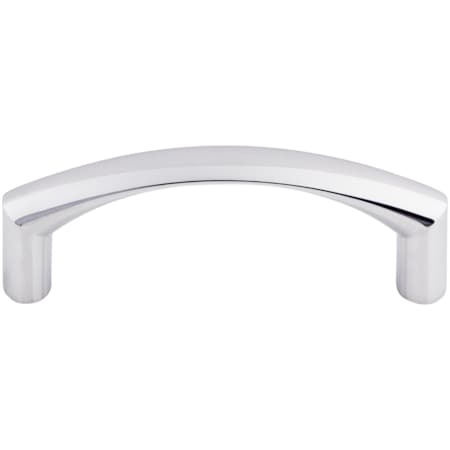 Top Knobs Griggs 3 Inch Center to Center Handle Cabinet Pull from the Nouveau Collection Polished Chrome