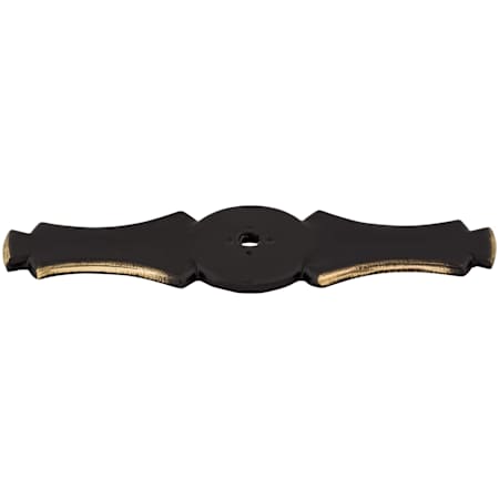 Top Knobs Celtic 3-5/8 Inch Knob Backplate from the Tuscany Series Dark Antique Brass