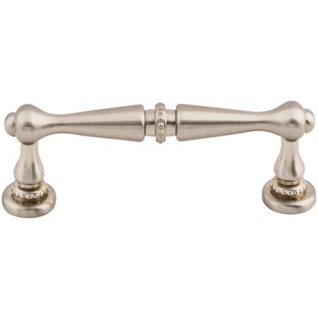 Top Knobs Edwardian 3 Inch Center to Center Handle Cabinet Pull Brushed Satin Nickel