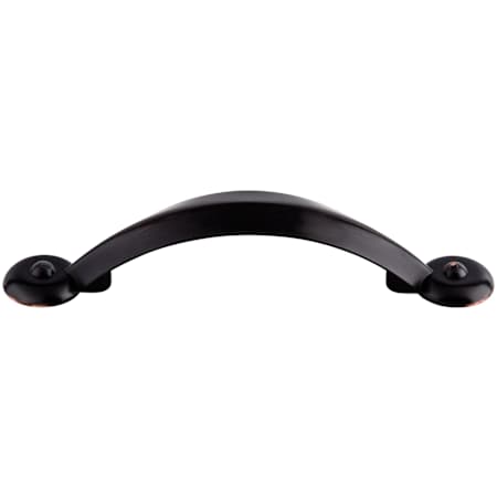 Top Knobs Angle 3 Inch Center to Center Handle Cabinet Pull from the Dakota Collection Tuscan Bronze
