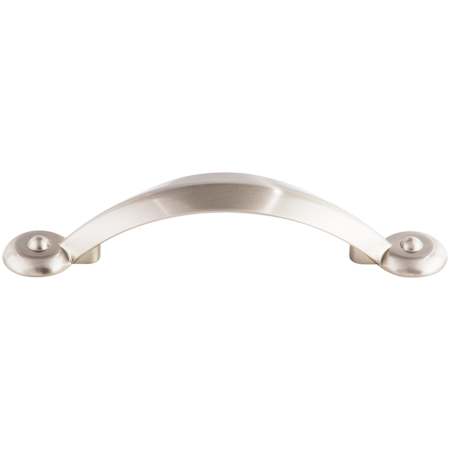 Top Knobs Angle 3 Inch Center to Center Handle Cabinet Pull from the Dakota Collection Brushed Satin Nickel