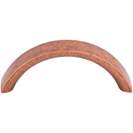 Top Knobs Crescent 3 Inch Center to Center Arch Cabinet Pull from the Nouveau Collection Antique Copper