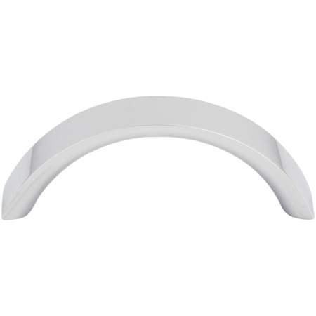 Top Knobs Crescent 3 Inch Center to Center Arch Cabinet Pull from the Nouveau Collection Polished Chrome