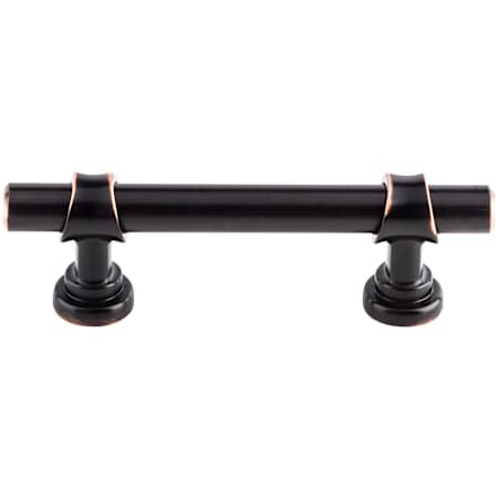 Top Knobs Bit 3 Inch Center to Center Bar Cabinet Pull from the Dakota Collection Tuscan Bronze