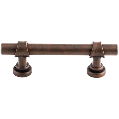 Top Knobs Bit 3 Inch Center to Center Bar Cabinet Pull from the Dakota Collection Patina Rouge