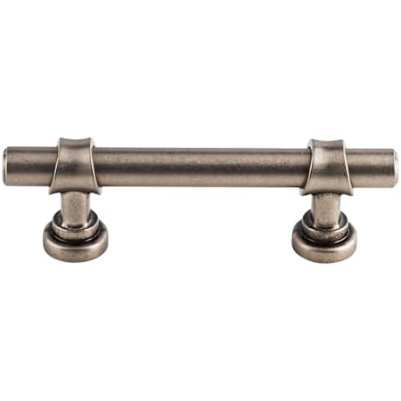 Top Knobs Bit 3 Inch Center to Center Bar Cabinet Pull from the Dakota Collection Pewter Antique