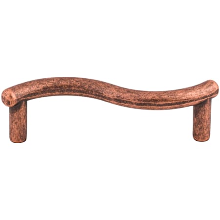 Top Knobs Spiral 3 Inch Center to Center Handle Cabinet Pull from the Nouveau Collection Antique Copper