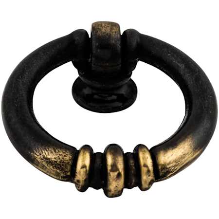 Top Knobs Newton 1-5/8 Inch Long Ring Cabinet Pull from the Tuscany Collection Dark Antique Brass