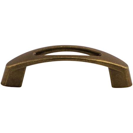 Top Knobs Verona 3 Inch Center to Center Handle Cabinet Pull from the Nouveau Collection German Bronze