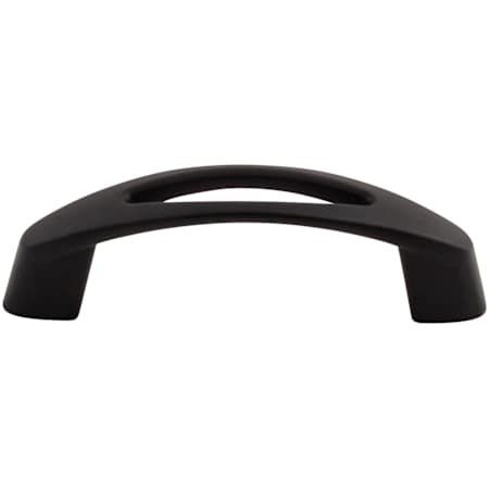Top Knobs Verona 3 Inch Center to Center Handle Cabinet Pull from the Nouveau Collection Flat Black