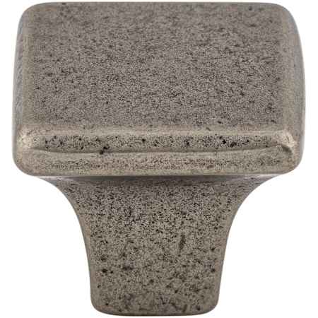 Top Knobs Square 1-3/16 Inch Square Cabinet Knob from the Britannia Collection Cast Iron