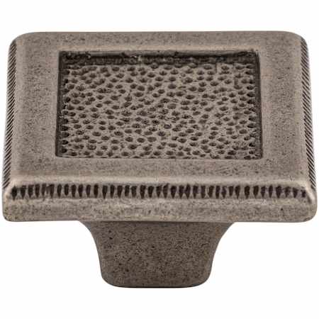 Top Knobs Square 2 Inch Square Cabinet Knob from the Britannia Collection Cast Iron