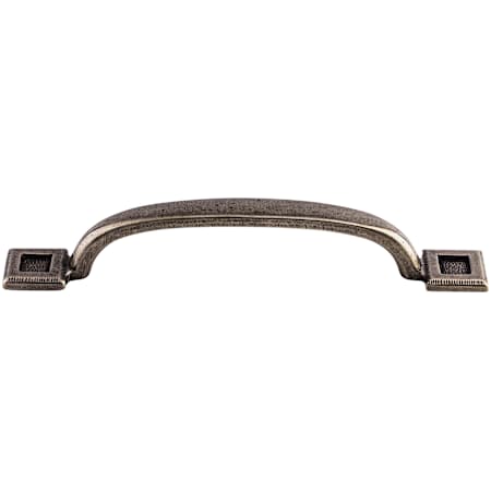 Top Knobs Square 5-1/16 Inch Center to Center Handle Cabinet Pull from the Britannia Collection Cast Iron