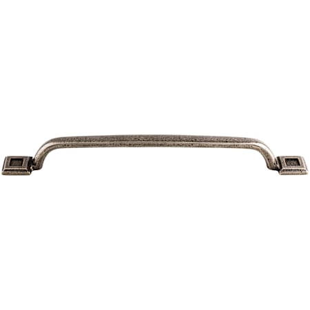 Top Knobs Square 8 Inch Center to Center Handle Cabinet Pull from the Britannia Collection Cast Iron