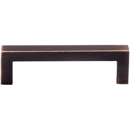 Top Knobs Square 3-3/4 Inch Center to Center Handle Cabinet Pull from the Nouveau III Collection Tuscan Bronze